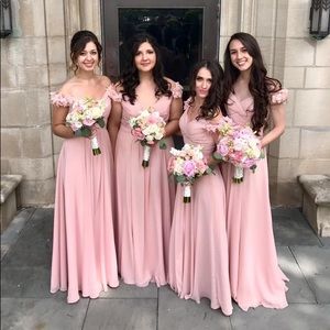 Floor length ball gown/ prom gown.